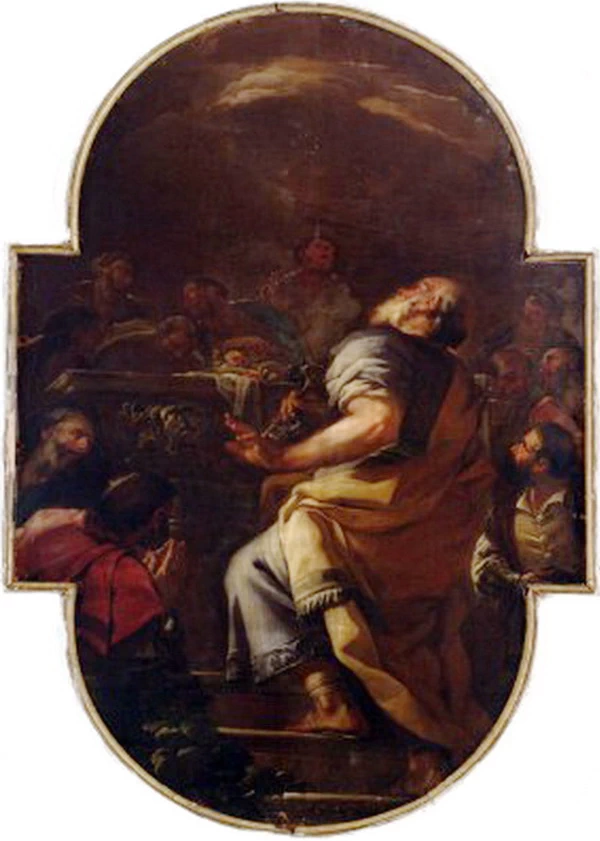 Apostoli intorno al sepolcro della Madonna vuoto